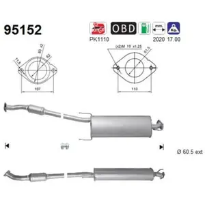 AS Catalyseur 95152 pas cher