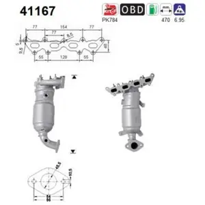 Catalyseur PRIX CANON, par ex. pour Fiat, Alfa Romeo pas cher