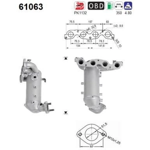 AS Catalyseur pour HYUNDAI: i20 (Ref: 61063) pas cher