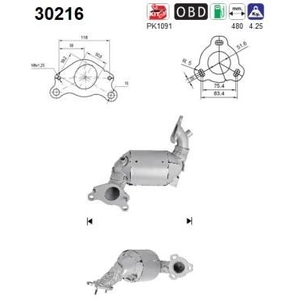 AS Catalyseur 30216 pas cher