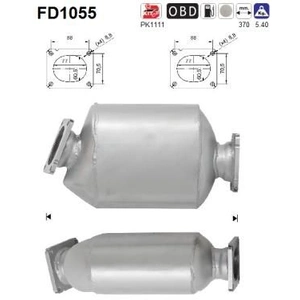 Comparateur de prix : AS Filtre à particules / à suie, échappement PRIX CANON, par ex. pour BMW
