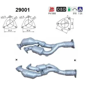 AS Catalyseur pour VOLKSWAGEN: Touareg & PORSCHE: Cayenne (Ref: 29001) pas cher