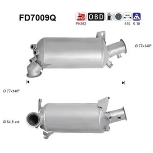 AS FD7009Q Filtre à Particules pas cher