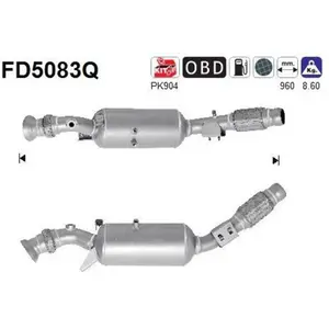 Filtre À Particules / À Suie, Échappement Fd5083q As As Fd5083q pas cher