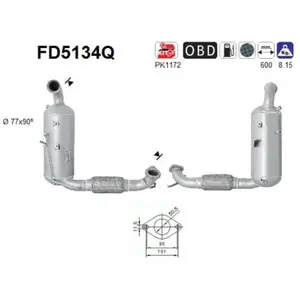 AS FD5134Q Filtre à Particules pas cher