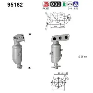 AS Catalyseur 95162 pas cher