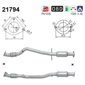 AS Catalyseur 21794 pas cher
