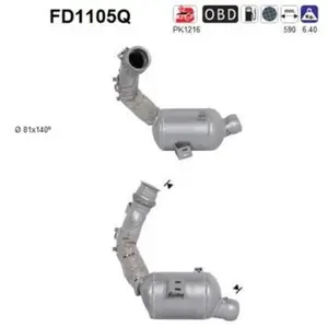 AS FD1105Q Filtre à Particules pas cher