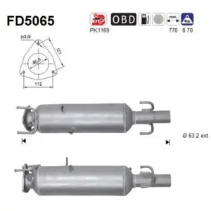 Comparateur de prix : Filtre À Particules Fd5065 As Fiat As Fd5065