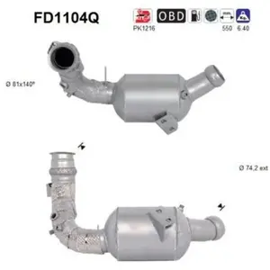 Comparateur de prix : Filtre À Particules Fd1104q As Mercedes-Benz As Fd1104q