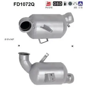 Filtre À Particules, Système D'Échappement Fd1072q As Mercedes-Benz As... pas cher