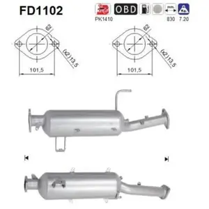 Comparateur de prix : Filtre À Particules Fd1102 As Mitsubishi As Fd1102