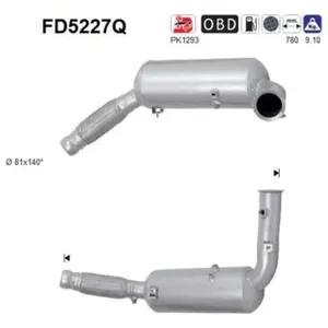 Filtre À Particules Fd5227q As Mercedes-Benz As Fd5227q pas cher