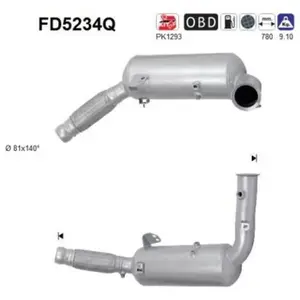 Filtre À Particules Fd5234q As Mercedes-Benz As Fd5234q pas cher