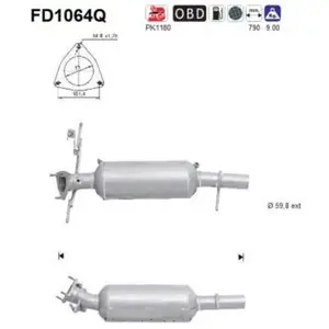 Filtre À Particules Fd1064q As Land Rover As Fd1064qVendu parpiecesauto.fr