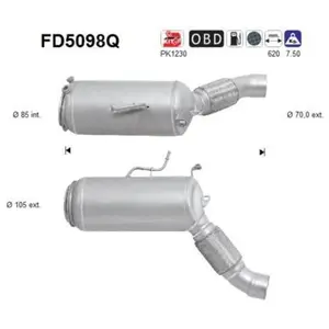 Filtre À Particules Fd5098q As Bmw As Fd5098q pas cher