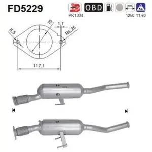 Filtre À Particules Fd5229 As As Fd5229 pas cher