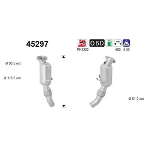 AS Catalyseur 45297 pas cher