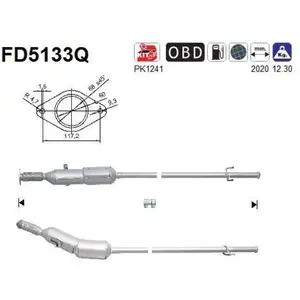 Filtre À Particules Fd5133q As Renault As Fd5133q pas cher