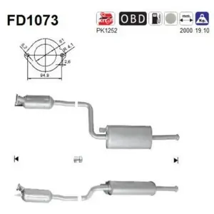 Filtre À Particules Fd1073 As Renault As Fd1073 pas cher