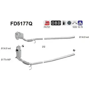 AS FD5177Q Filtre à Particules pas cher
