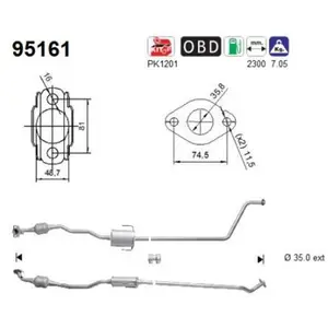 AS Catalyseur 95161 pas cher