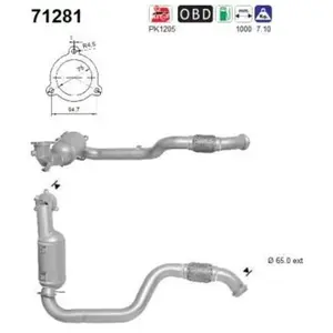 AS Catalyseur 71281 pas cher