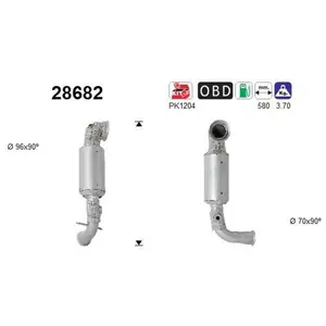 AS Catalyseur 28682 pas cher