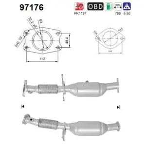 AS Catalyseur 97176 pas cher