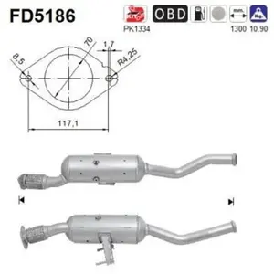 Filtre À Particules Fd5186 As As Fd5186 pas cher
