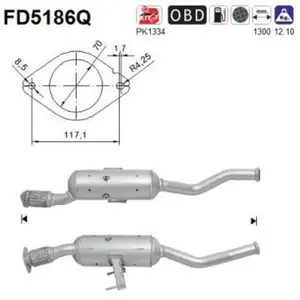 Filtre À Particules Fd5186q As As Fd5186q pas cher