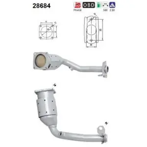 AS Catalyseur 28684 pas cher
