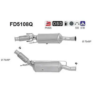 AS FD5108Q Filtre à Particules pas cher