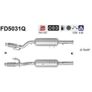 AS FD5031Q Filtre à Particules pas cher