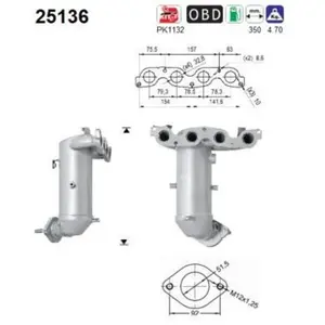 AS Catalyseur 25136 pas cher