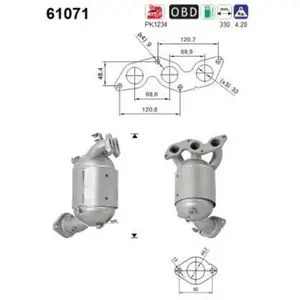AS Catalyseur 61071 pas cher