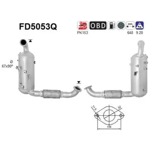AS FD5053Q Filtre à Particules pas cher