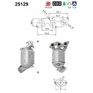 AS Catalyseur 25129 pas cher