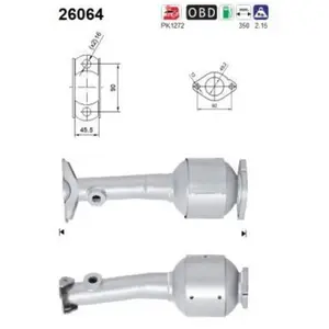 AS Catalyseur pour MITSUBISHI: ASX (Ref: 26065) pas cher