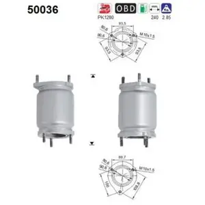 Catalyseur 50036 As As 50036 pas cher