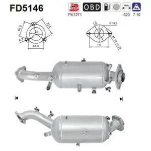 AS Filtre à particules / FAP pour LEXUS: IS (Ref: FD5146) pas cher