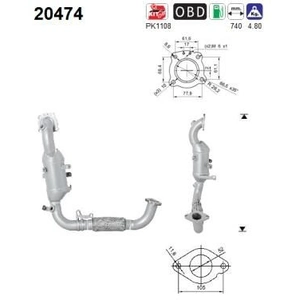 Comparateur de prix : Catalyseur AS, par ex. pour Ford