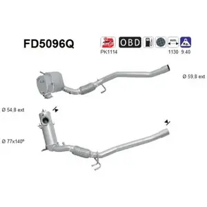 AS FD5096Q Filtre à Particules pas cher