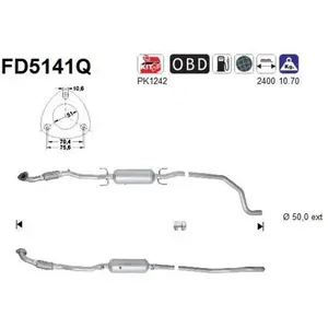 AS FD5141Q Filtre à Particules pas cher