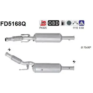 Filtre À Particules / À Suie, Échappement Fd5168q As As Fd5168q pas cher