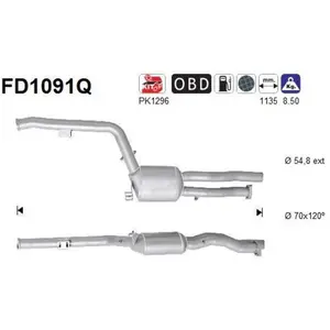 Filtre À Particules / À Suie, Échappement Fd1091q As As Fd1091q pas cher