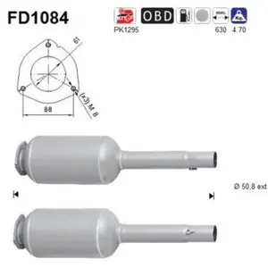 AS FD1084 Filtre à Particules pas cher