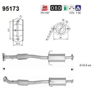 AS Catalyseur 95173 pas cher