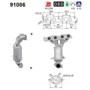 AS Catalyseur 91086 pas cher