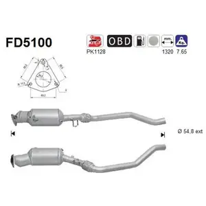 Filtre À Particules Fd5100 As Seat As Fd5100 pas cher